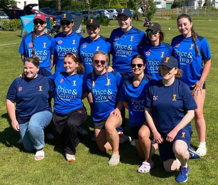 All smiles from the county team as they beat Cardiff